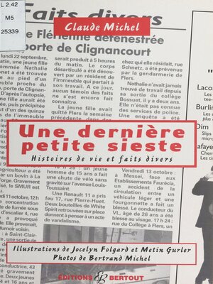 cover image of Une dernière petite sieste